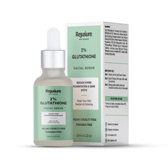 Rejusure 2% Glutathione Face Serum | Promotes Skin Lightening & Brightening | Skin Glow & Radiance |For Men & Women | Cruelty Free & Dermatologist Tested – 10 ml