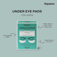 Rejusure Under Eye Pads with Collagen Instantly Reduces Wrinkles, Puffiness, Dark Circles for Men & Women – (5 Pads)