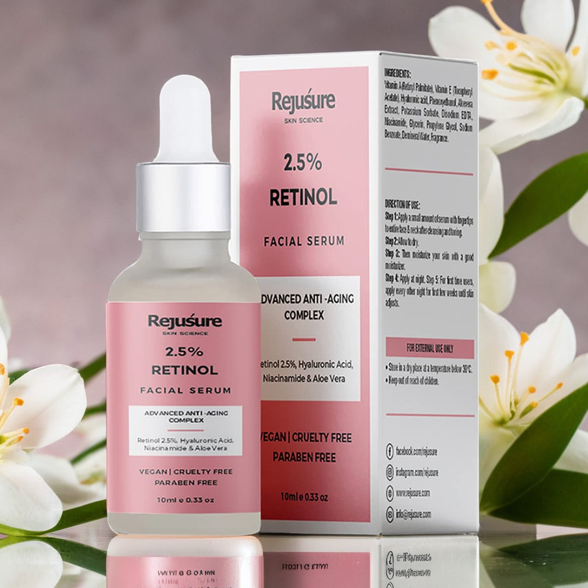 Rejusure Facial Serums - For Glowing Skin