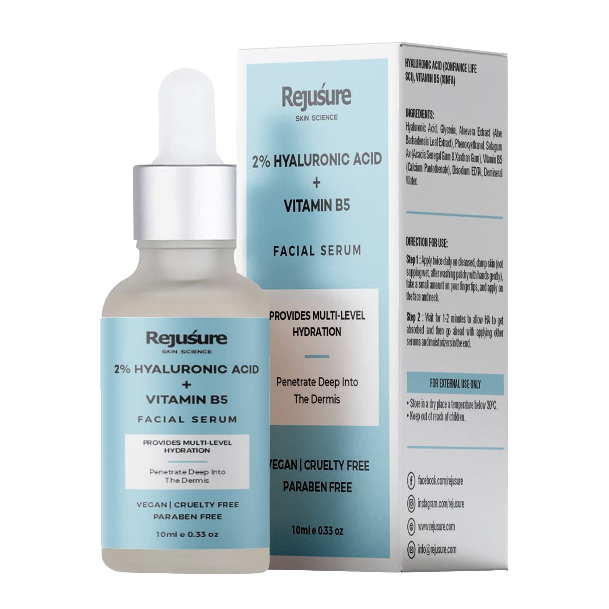 Rejusure COQ10 Face Serum - Anti-aging treatment for men