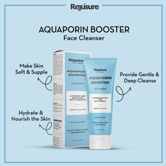 Rejusure Aquaporin Booster Cleanser for Hydrating, Moisturizing & Non-irritating | Dry & Normal Skin | For Men & Women | Cruelty Free & Dermatologist Tested –  100 ml